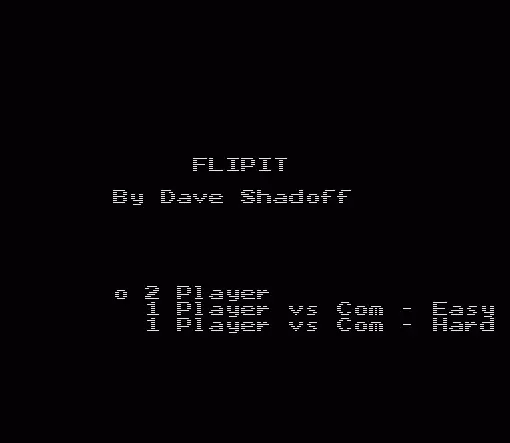 jeu Flipit by David Shadoff